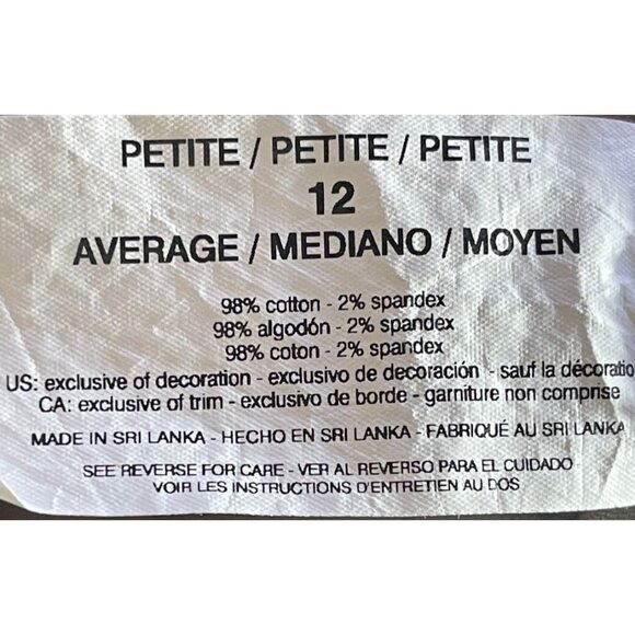 Gloria Vanderbilt Amanda Tapered Leg Classic Rise Jeans 12P Average  Hazelnut - Picture 9 of 9